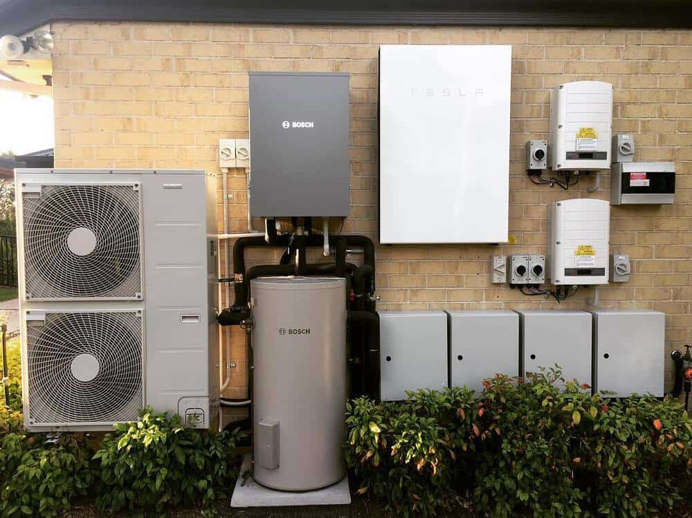 Tank and tankless water heaters installed outdoors