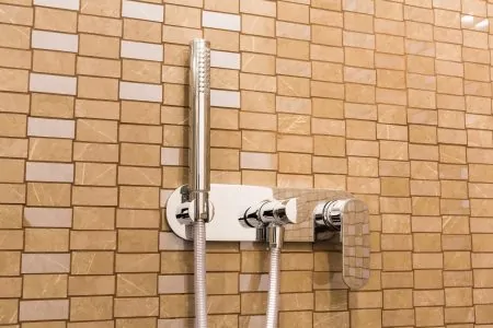 Bathroom shower head and faucet