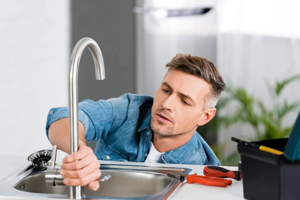 fixing leaky kitchen faucet