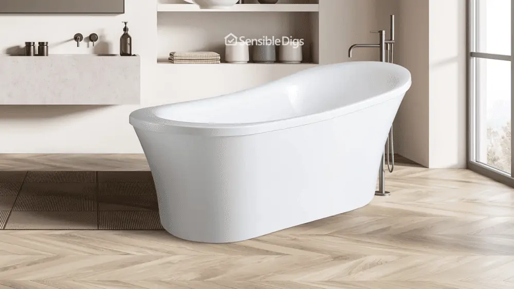 Photo of the Ove Decors Rachel 70-Inch Freestanding Bathtub