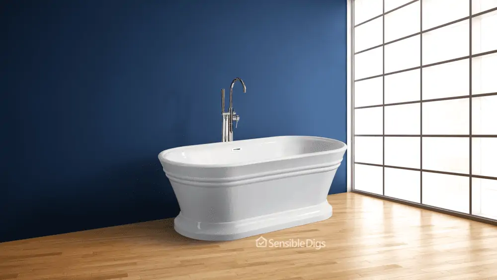 Photo of the Vanity Art Freestanding Acrylic Bathtub