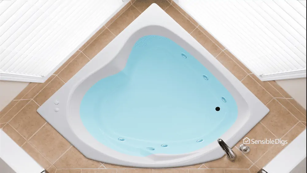 Photo of the Carver Tubs SKC5555-6 Jet Whirlpool Tub
