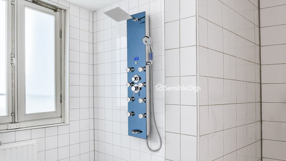 Photo of the Blue Ocean 52” Stainless Steel Shower Panel