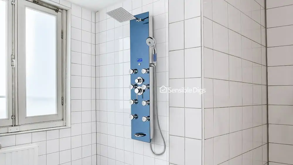 Photo of the Blue Ocean Stainless Steel Shower Panel
