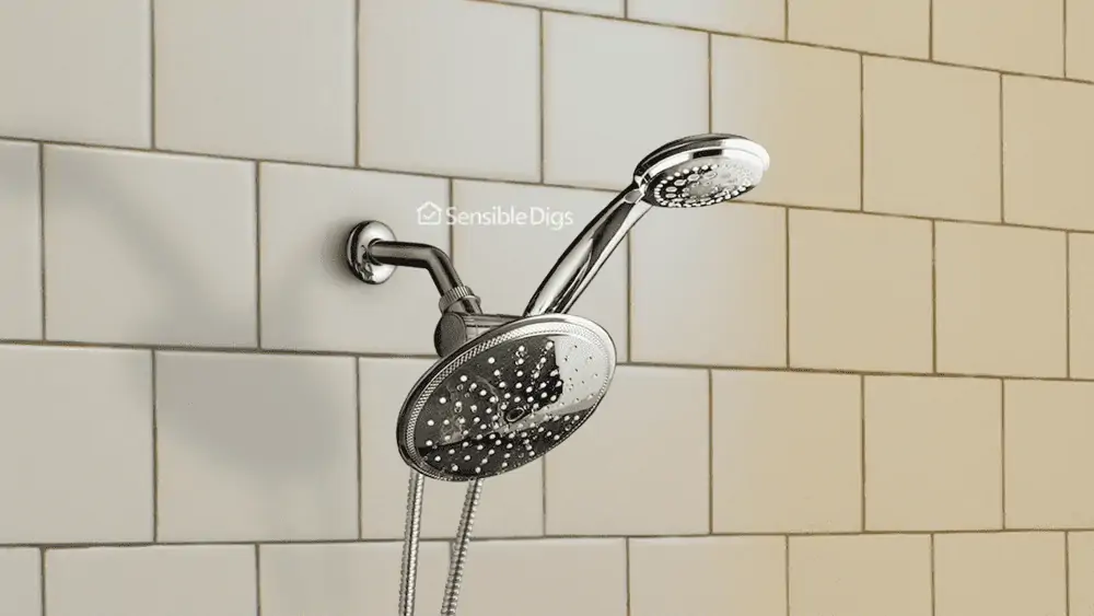 Photo of the DreamSpa Rainfall Shower Head and Handheld Shower Combo