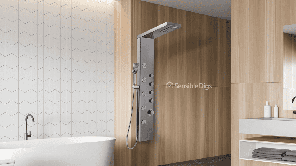 Photo of the Rovogo Shower Panel Tower