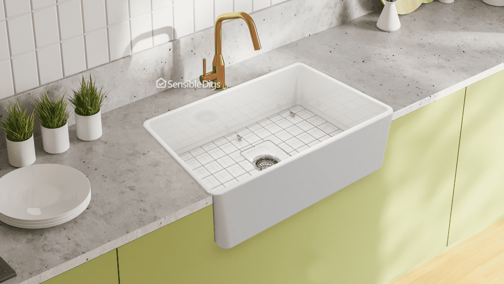 Photo of the Bocchi Classico Apron-Front Fireclay Sink