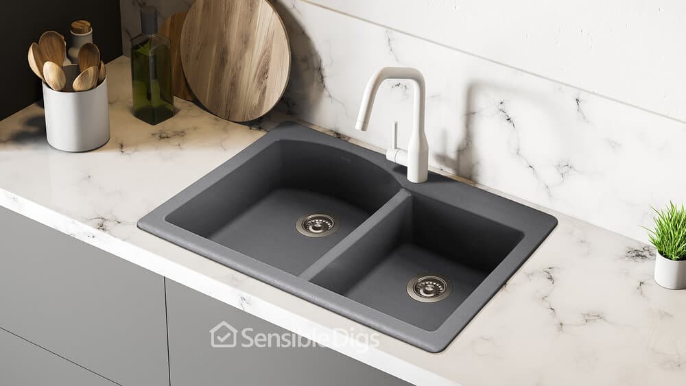 Photo of the Kraus Forteza Granite 33-Inch Kitchen Sink
