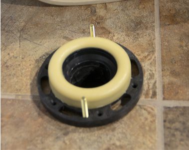 A replacement toilet flange