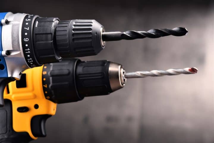 Brushed and brushless drill