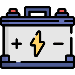 Ampere Hours of Battery Life Icon