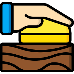Sanding Pad Size Icon