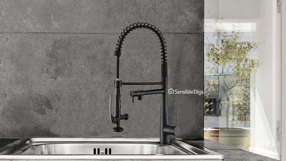 Photo of the GICASA Commercial Style Spring Kitchen Faucet