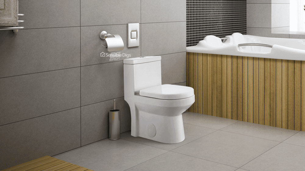 Photo of the Galba Small Dual Flush Toilet