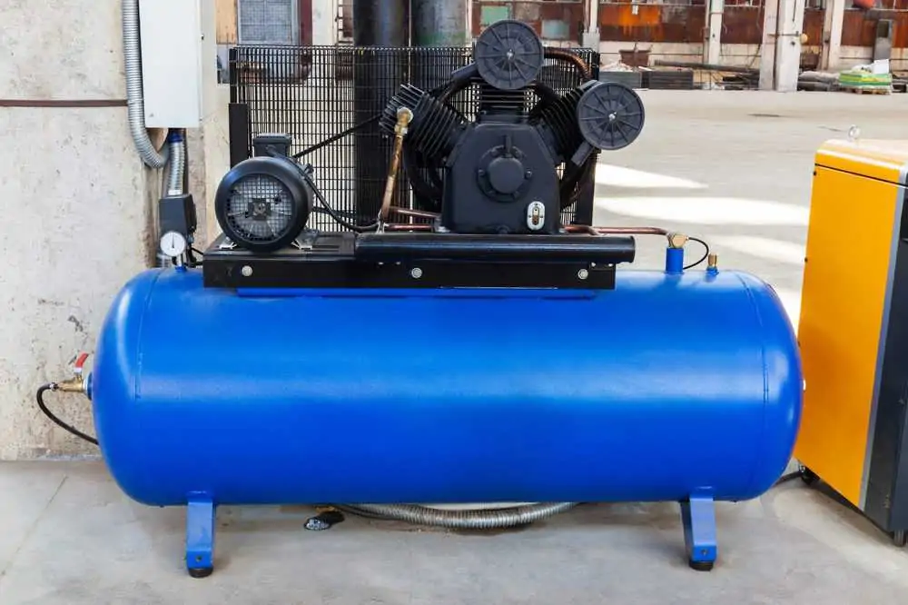 60 gallon air compressor in workshop