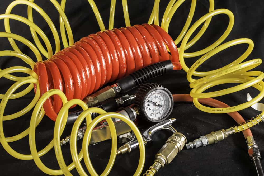 Air compressor hose and accessories