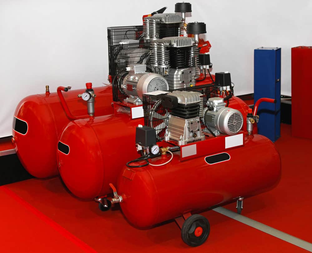 Air compressors in different sizes