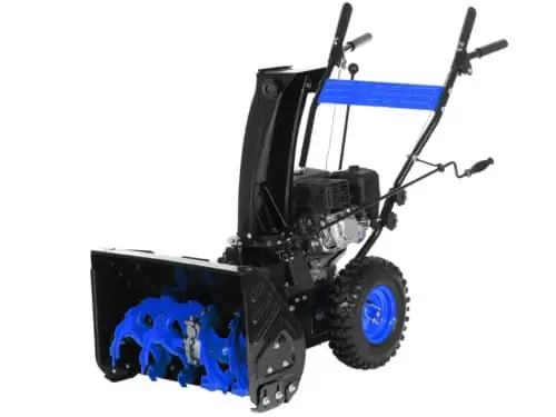 Two stage snow blower