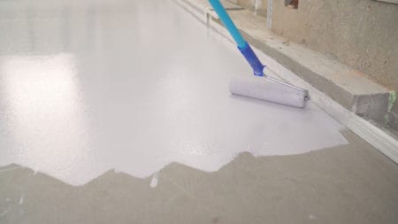 Painting garage floor