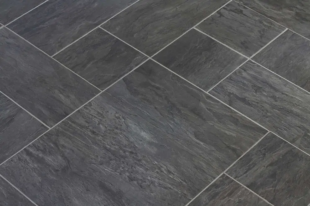 Slate stone texture vinyl floor tiles