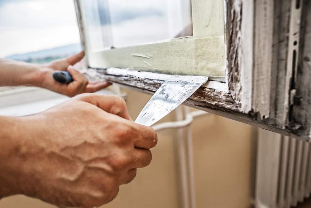 Repairing a window frame