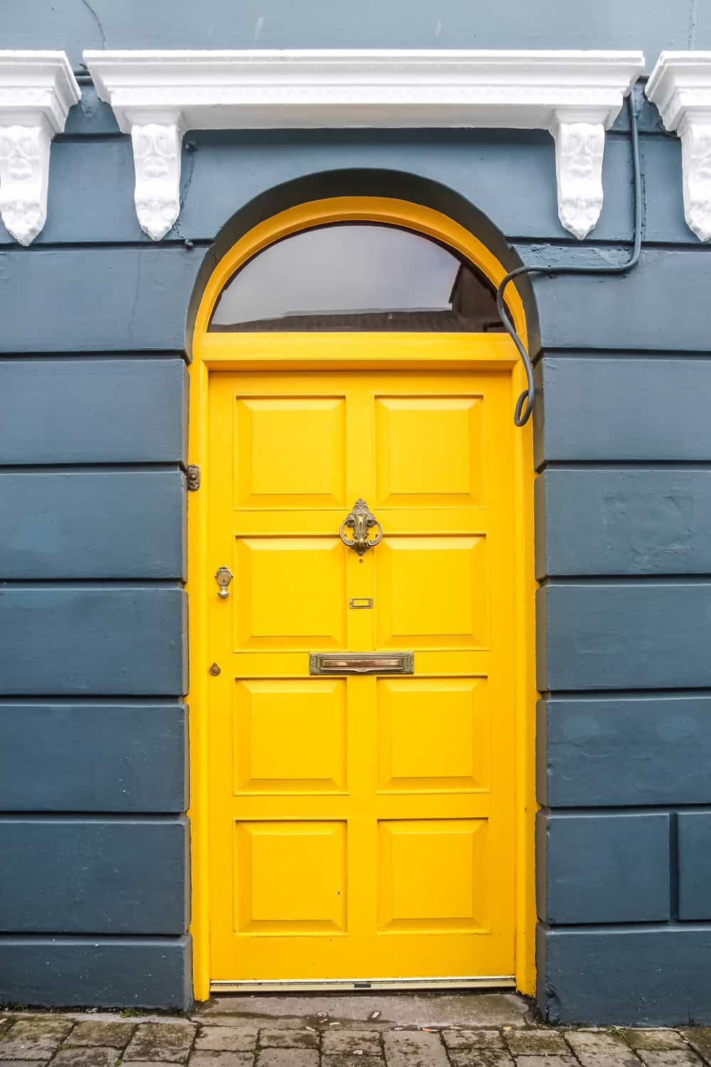 Yellow door in Dingle, County Kerry, Ireland