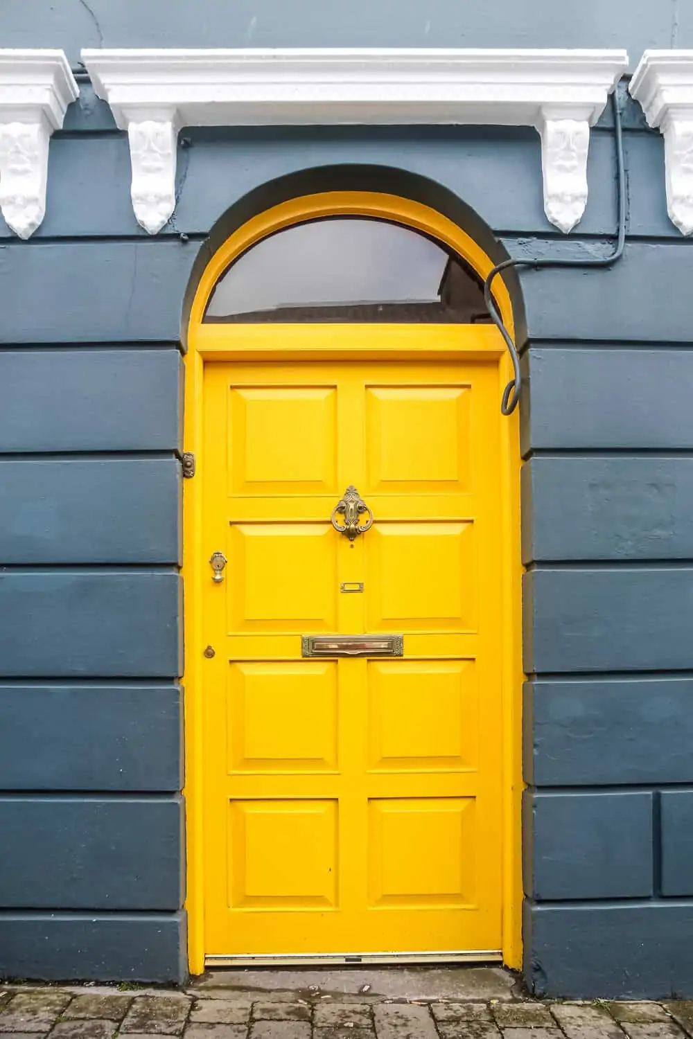 Yellow door in Dingle, County Kerry, Ireland