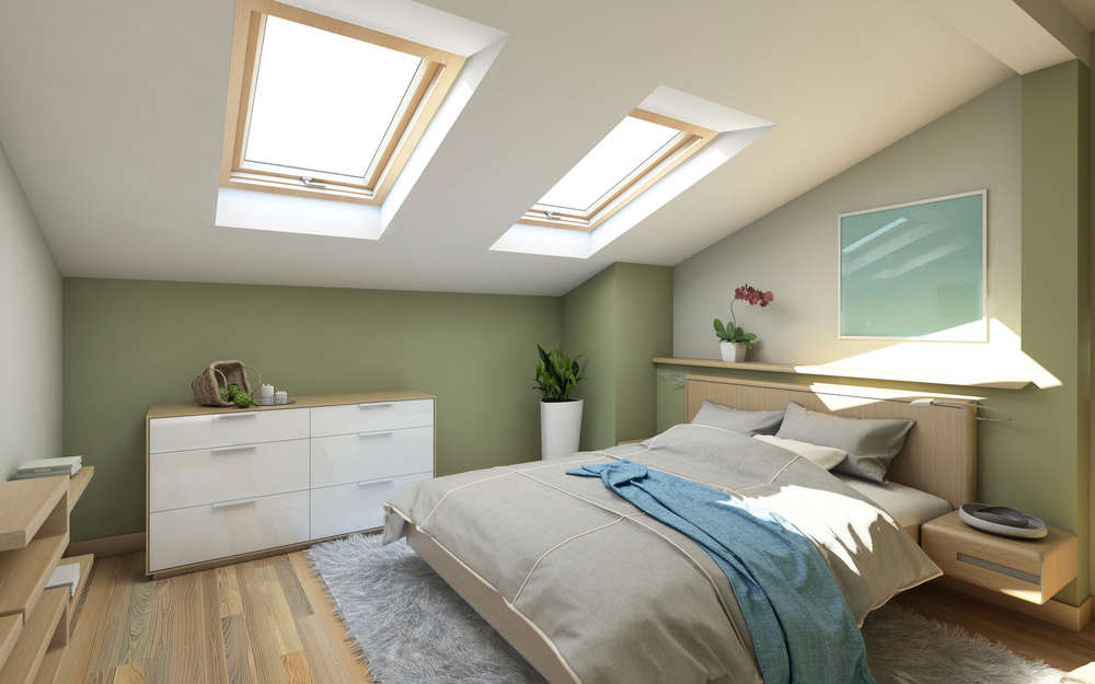 Bedroomin Green On The Attic