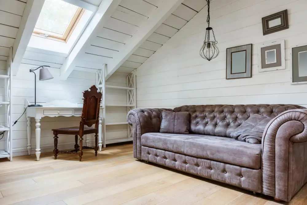 cozy attic room