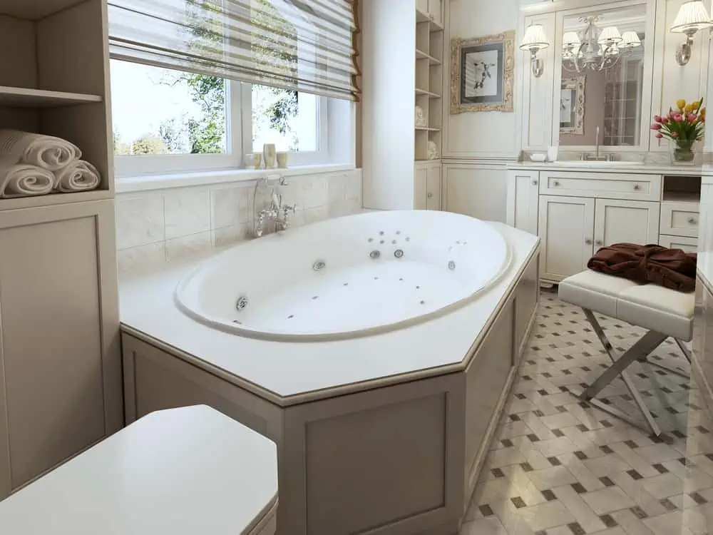 Bathtubs classic style. 3d visualization