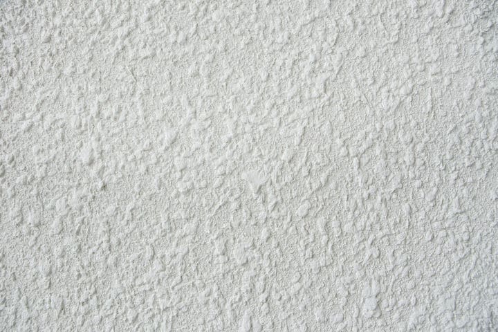 close up of a White stucco wall
