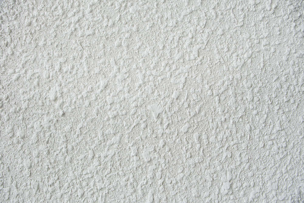 close up of a White stucco wall