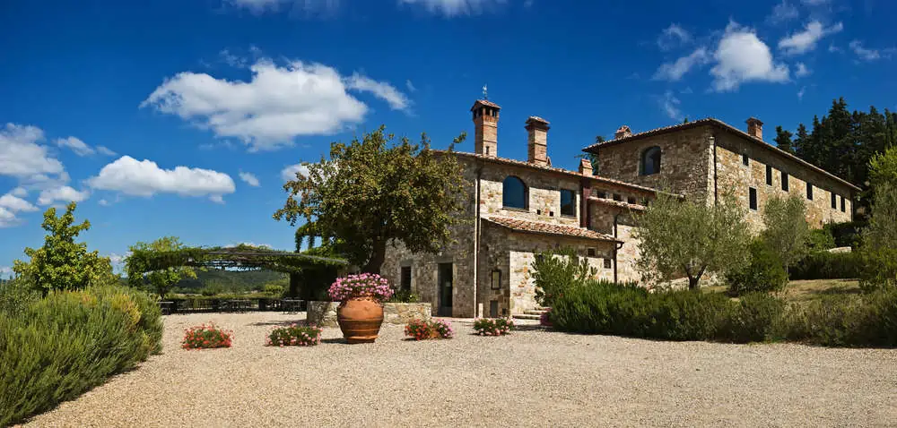 The Tuscan farmhouse, Tuscany, Italy