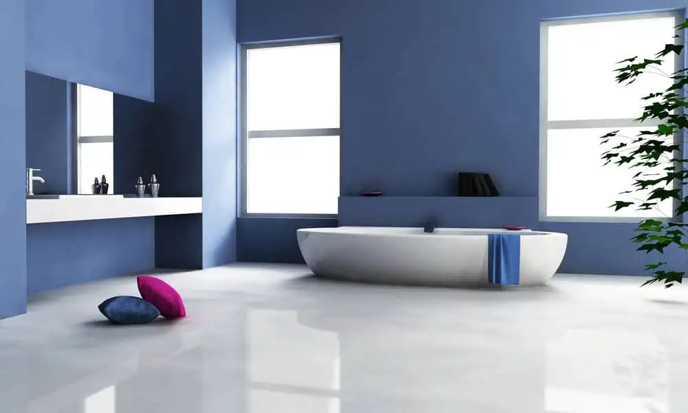 Blue Bathroom Interior Design
