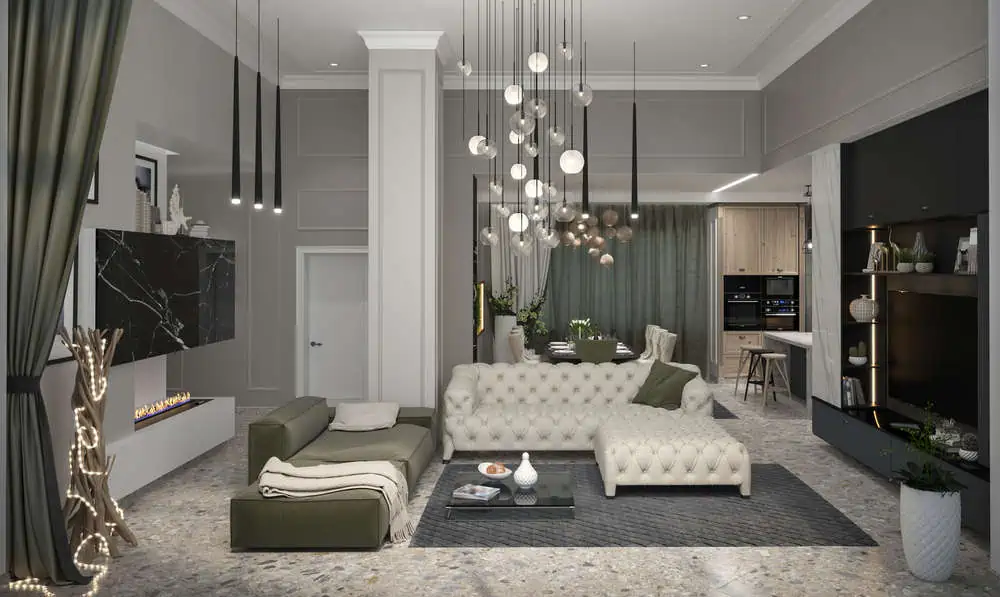 Living apartment timeless designs example