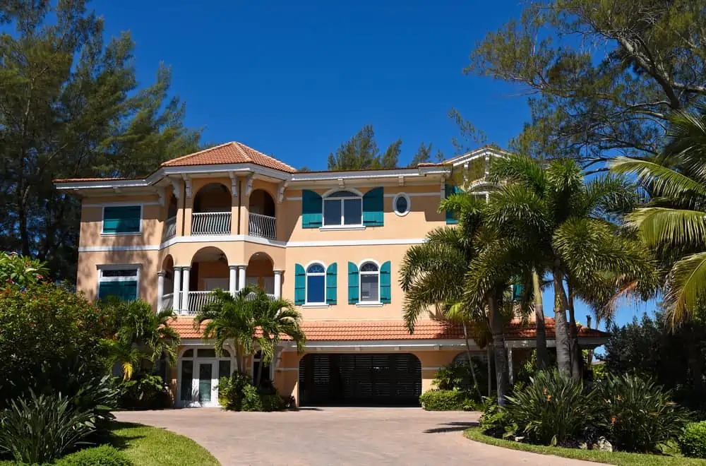 A Large Beach House with Beautiful Landscaping