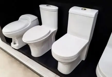 Different types of toilets