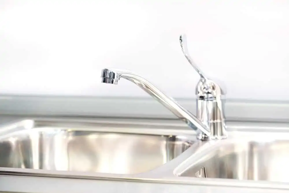 Stainless steel wash sinks with mixer tap
