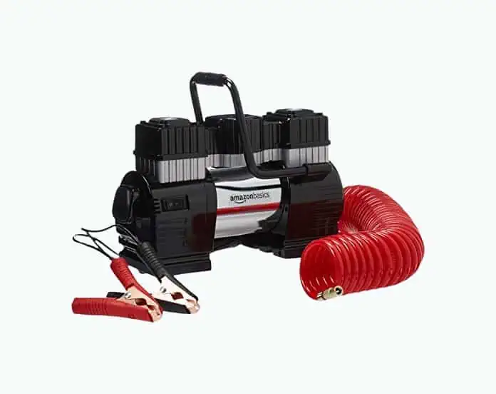 Product Image of the AmazonBasics Portable Air Compressor