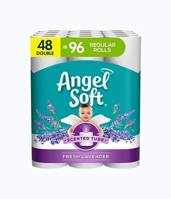 Product Image of the Angel Soft Lavender Toilet Paper