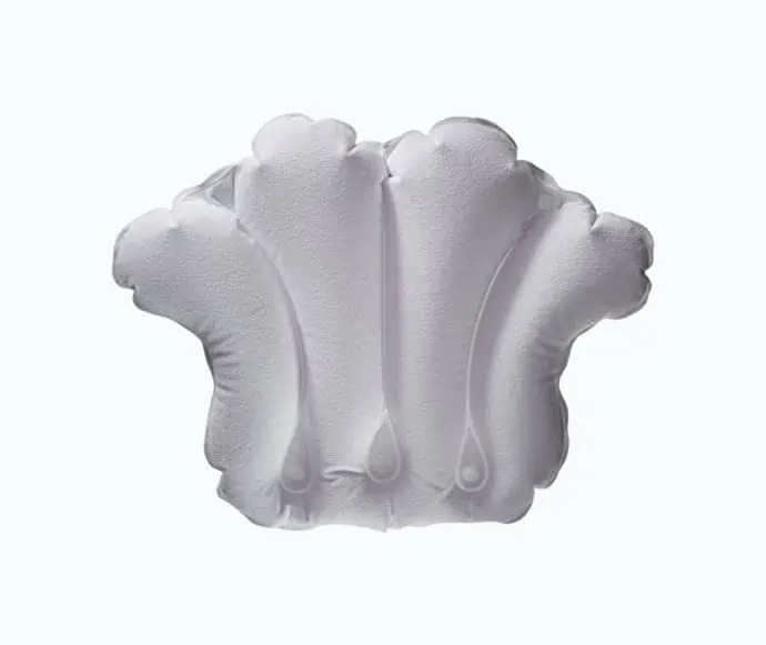 Product Image of the Aquasentials Inflatable Bath Pillow - Terry Cloth