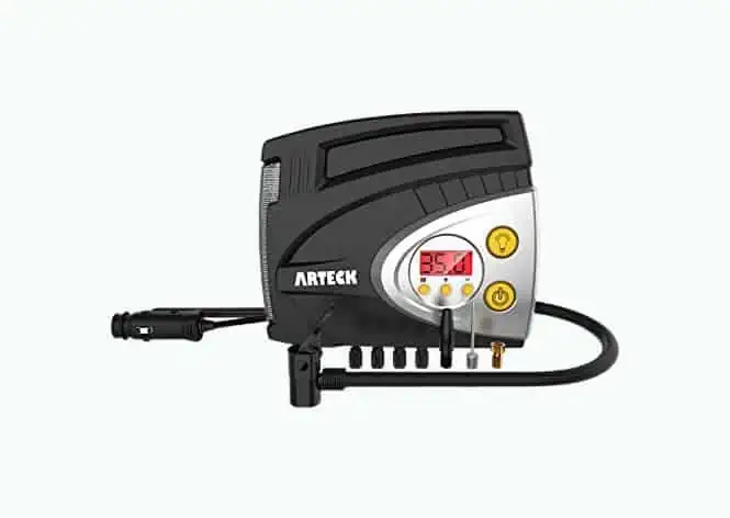 Product Image of the Arteck 12V Portable Tire Inflator