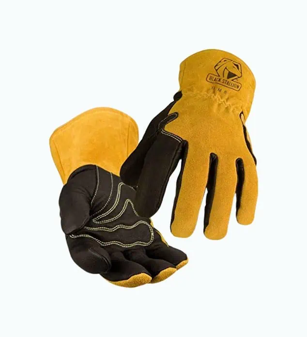 Product Image of the Black Stallion BSX BM88 Small Pigskin Welding Gloves