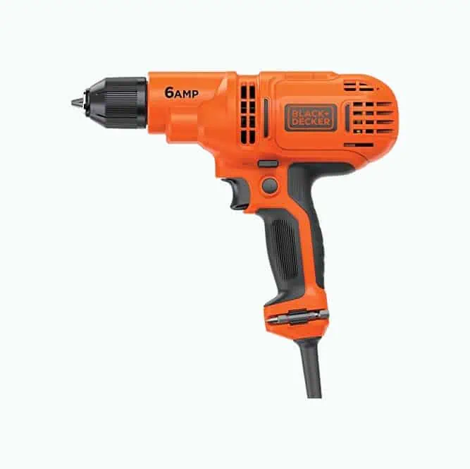 Product Image of the Black and Decker 6.0-Amp Corded Drill