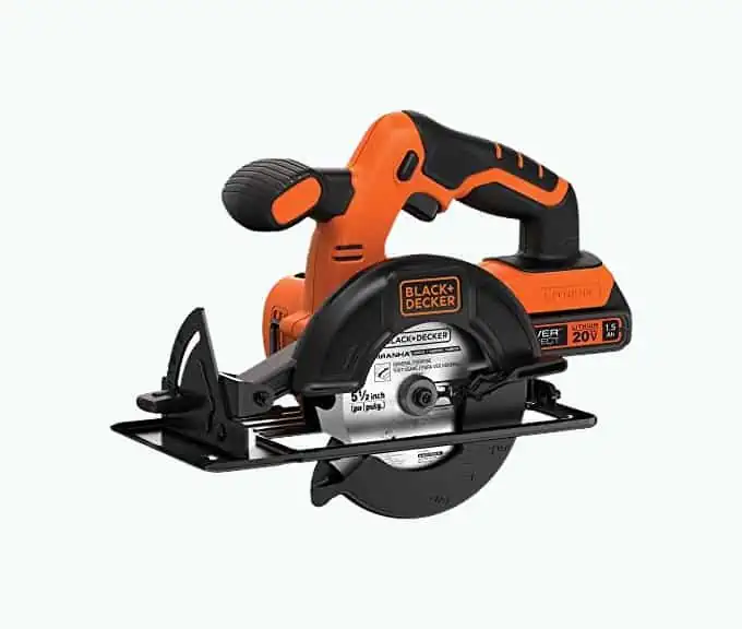 Product Image of the Black+Decker 5½-Inch Cordless Circular Saw