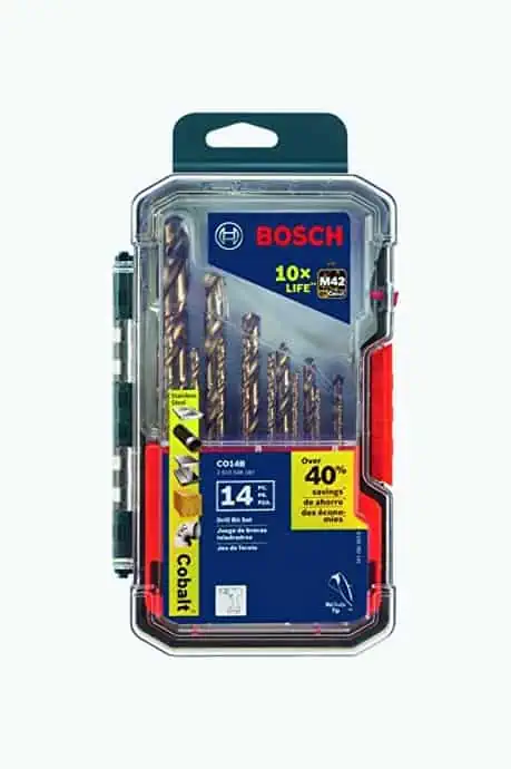 Product Image of the Bosch Cobalt Metal Drill Bit Set