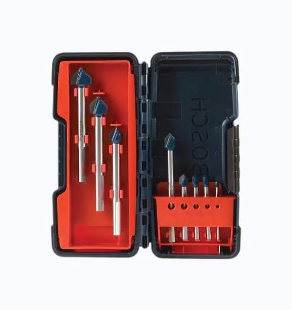 Product Image of the Bosch 8-Piece Glass and Tile Bit Set
