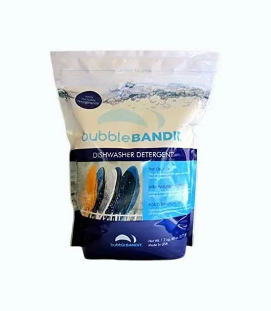 Product Image of the Bubble Bandit Detergent With Natural Phosphates