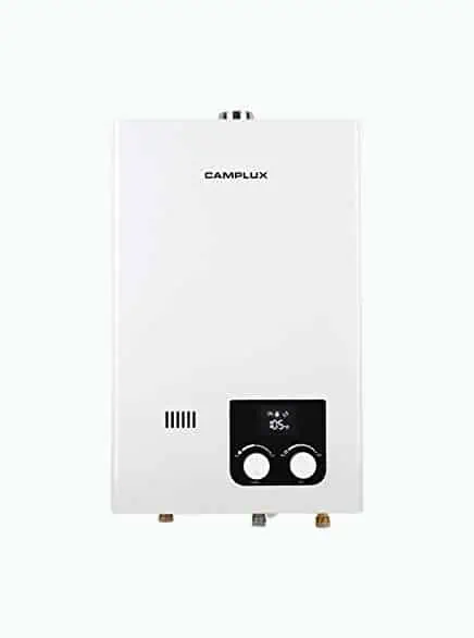 Product Image of the Camplux 10L Outdoor Portable Propane Tankless Water Heater