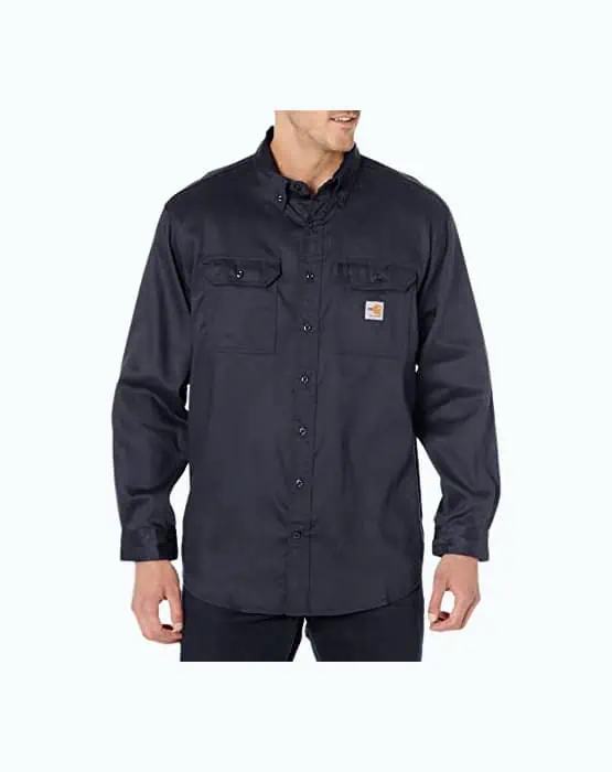 Product Image of the Carhartt Men’s Flame-Resistant Twill Shirt